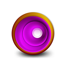 Vector swirl circle banner, 3d style abstract sphere or round shape icon or background templates. Vector Illustration For Wallpaper, Banner, Background, Card, Book Illustration, landing page