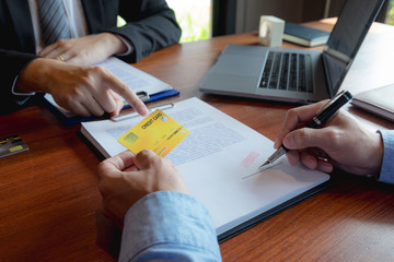 Using credit cards, shopping, online shopping Entering a credit code makes a transaction using credit cards