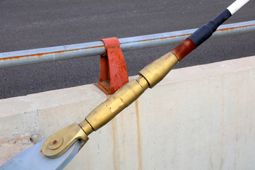 Bridge cable-stayed fastener