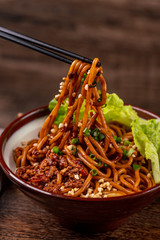 Wuhan specialty snack hot dry noodles