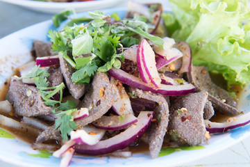 Spicy Pork Liver Salad