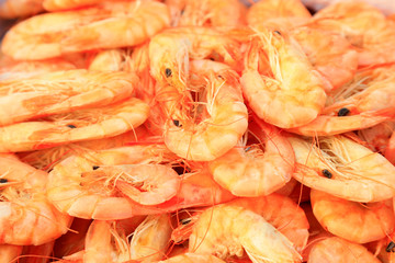 Dried shrimp prawn in traditional Chinese cuisine