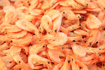 Dried shrimp prawn in traditional Chinese cuisine