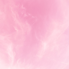 Abstract fantasy softly background, Sweet pink sky and clouds with pastel tone in sunny day