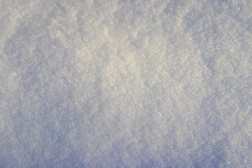 Texture of the white snow. Winter background