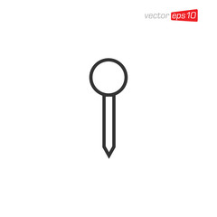 Pin Location Icon Design Vector