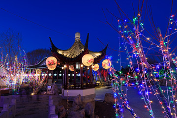 lanterns in Chinese ancient architecture