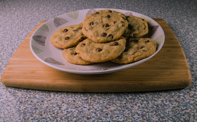 GALLETAS CON CHISPAS DE CHOCOLATE