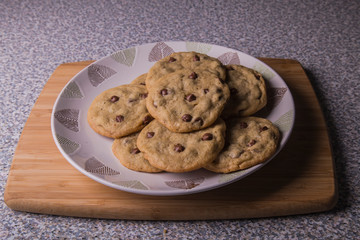 GALLETAS CON CHISPA DE CHOCOLATE