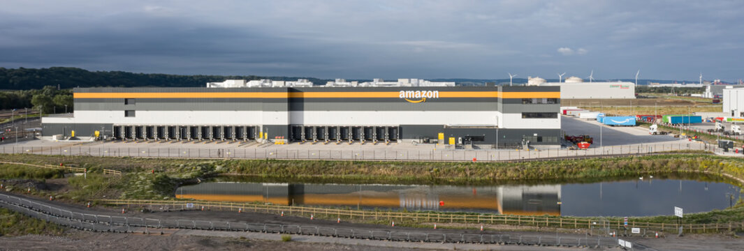 Amazon Warehouse & Distribution Centre Building Handles Online Shopping Retail Internet & Technology Business Development