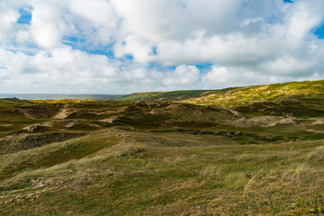 The dunes of Biville sur mer, Normandy, France