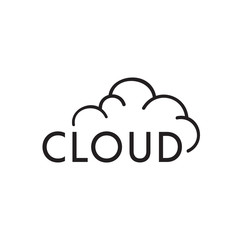 Elegant Logo Design with Cloud Icon