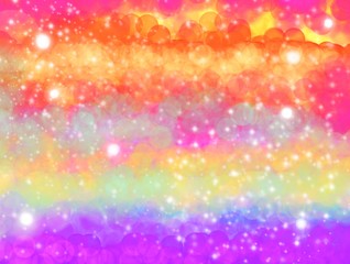 Bright pastel sparkling background. Glitter star dust. Defocused colorful design for business, 3D, wallpaper,art, presentation, girly princess theme 