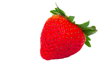 Strawberry isolated on white background.