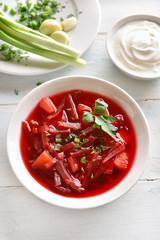  Beetroot soup, borscht