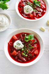  Beetroot soup, borscht