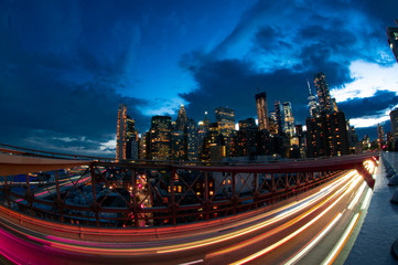 Escape from Manhattan at sunset © Javier