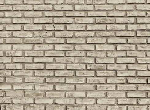 Fototapeta Old vintage retro style grey bricks wall for abstract brick background and texture. 