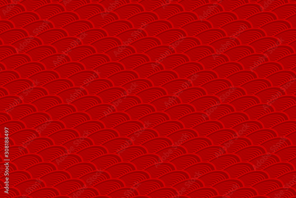 Poster the abstract textured background is composed of red circles