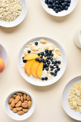 Oatmeal porridge in bowl
