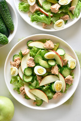 Tuna salad in bowl