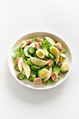 Tuna salad in bowl