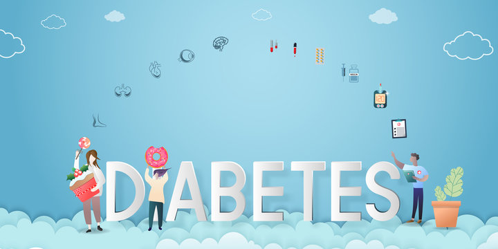 Diabetes patient treatment Concept