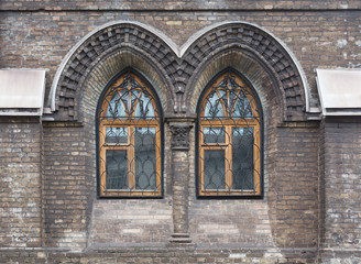 Fototapeta na wymiar Gothic cathedral windows