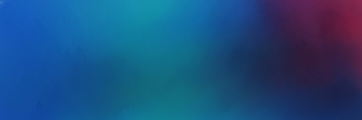 vintage texture, distressed old textured painted design with dark slate blue, teal blue and very dark violet colors. background with space for text or image. can be used as header or banner