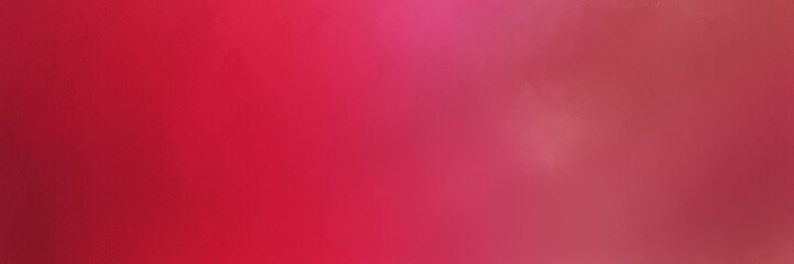 moderate red, dark pink and firebrick color background with space for text or image. vintage texture, distressed old textured painted design. can be used as header or banner