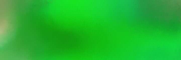abstract painting background graphic with lime green, dark sea green and sea green colors and space for text or image. can be used as header or banner