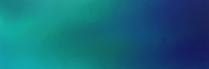 teal, dark cyan and midnight blue color background with space for text or image. vintage texture, distressed old textured painted design. can be used as header or banner