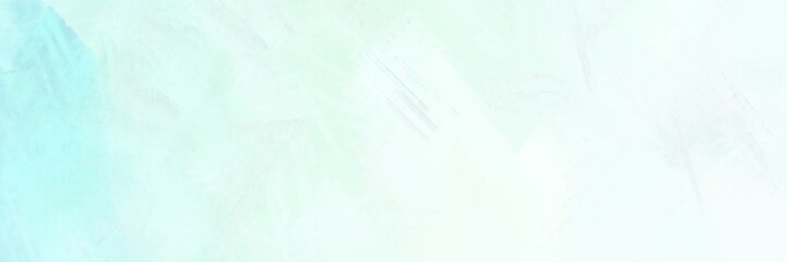 Obraz premium abstract painting background graphic with alice blue, pale turquoise and light cyan colors and space for text or image. can be used as header or banner