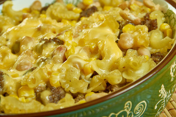Creamy Cheesy Taco Pasta Bake
