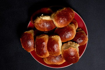 Home Cooked cookies on plate