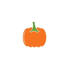 Pumpkins logo vector icon illustration