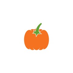 Pumpkins logo vector icon illustration