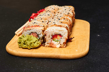 Seth Japanese Sushi - Philadelphia. Rolls with Red Fish.  Rolls with tuna