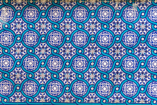 Turkish kutahya cini background