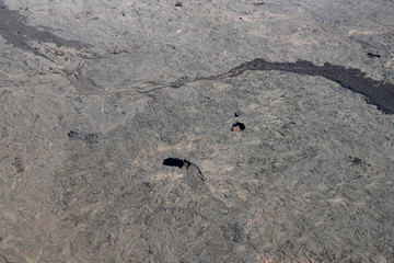 old lava field on Hawaii
