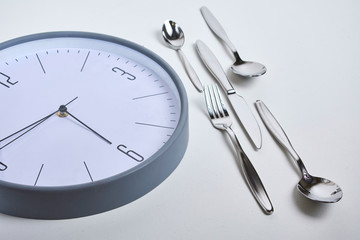 Naklejka premium Kitchen knifes, spoons and forks. Cutlery