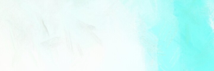 alice blue, aqua marine and pale turquoise color background with space for text or image. vintage texture, distressed old textured painted design. can be used as header or banner