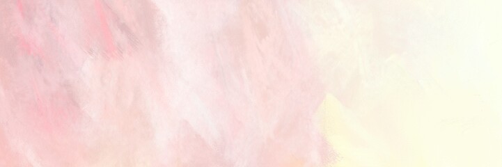 abstract painting background texture with misty rose, old lace and baby pink colors and space for text or image. can be used as header or banner