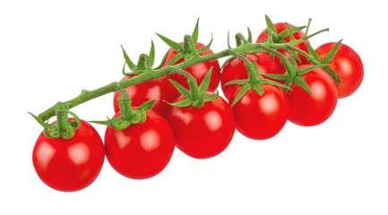 Tomato isolated on white background with clipping path