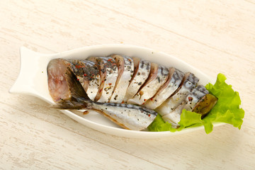 Smoked Scomber with dill