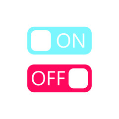 Switch On and Off icon. Vector illustration