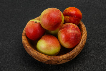 Sweet tasty fresh ripe apricots