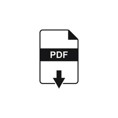 File PDF icon design. Vector illustration