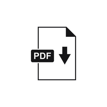 File PDF icon design. Vector illustration