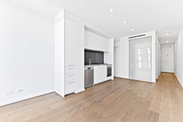 Empty and unfurnished brand new apartment